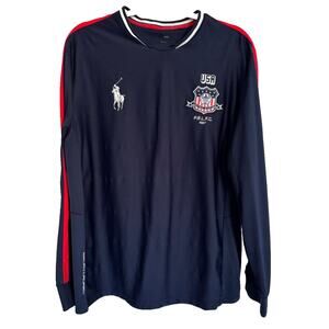 Polo Sport Ralph Lauren Long Sleeve Performance Jersey PRLFC USA #2 Men's Large